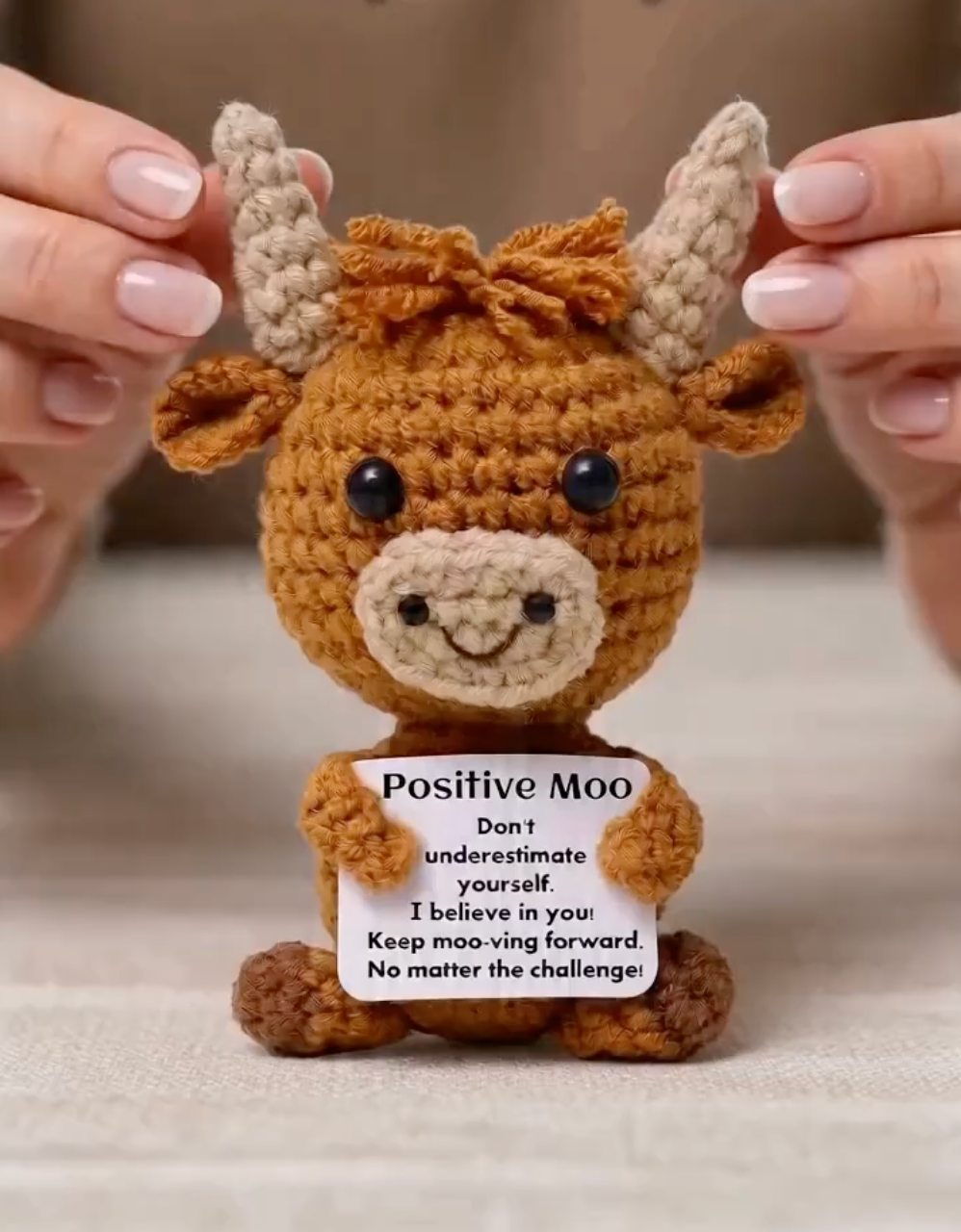 Mini Crochet Highland Cow